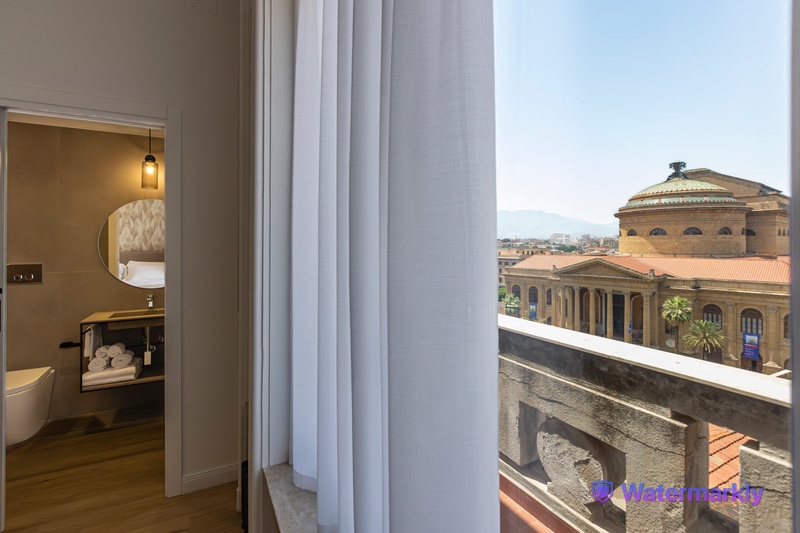 Camera matrimoniale Deluxe con vista Teatro Massimo